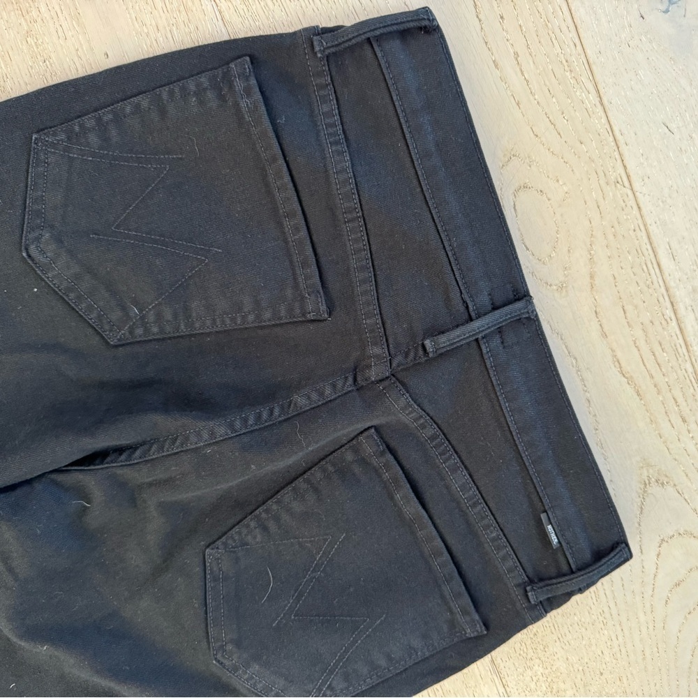 NWOT Mother The Straight Up Rambler Cargo 
Jeans Pants in Pitch size 28 - Picture 10 of 16